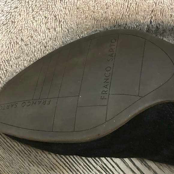 Franco Sarto black suede ankle boots - Picture 10 of 15